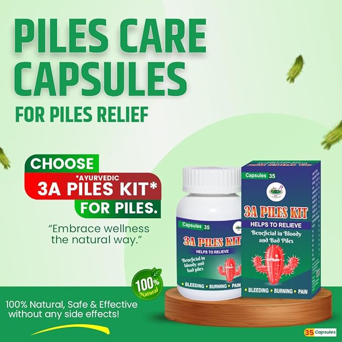 3A Piles Kit | Ayurvedic Capsules for Piles