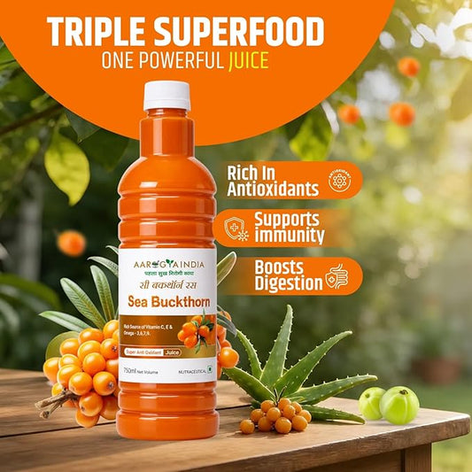 Aarogya India Sea Buckthorn Juice 750ML