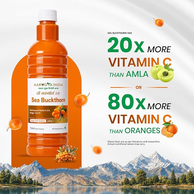 Aarogya India Sea Buckthorn Juice 750ML