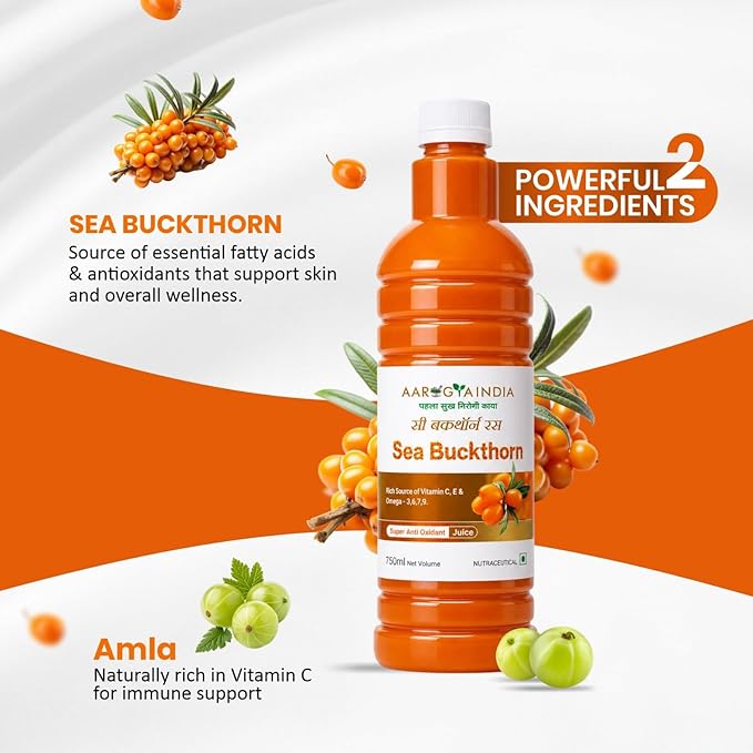 Aarogya India Sea Buckthorn Juice 750ML