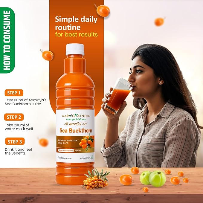 Aarogya India Sea Buckthorn Juice 750ML